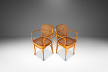 Load image into Gallery viewer, Set of Two (2) Bentwood Model 811 "Prague" Dining Chairs by Josef Frank & Josef Hoffmann for Stendig, Poland, c. 1960s