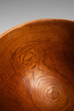 Load image into Gallery viewer, Set of Four ( 4 ) Mid-Century Organic Modern Wood-Turned Salad / Serving Bowls in Solid Burmese Teak, c. 1970's
