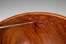 Load image into Gallery viewer, Set of Four ( 4 ) Mid-Century Organic Modern Wood-Turned Salad / Serving Bowls in Solid Burmese Teak, c. 1970's