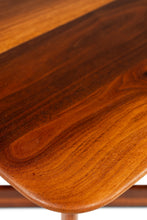 Load image into Gallery viewer, Rare Set of Two ( 2 ) Mid-Century Modern Side Tables / End Tables in Walnut by John Keal for Brown Saltman, USA, c. 1960s