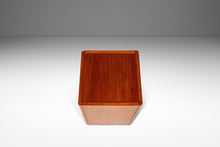 Load image into Gallery viewer, Danish Mid-Century Modern Cubist Pedestal Plant Stand in Teak by FBJ Møbler, Denmark, c. 1970s