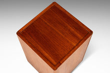Load image into Gallery viewer, Danish Mid-Century Modern Cubist Pedestal Plant Stand in Teak by FBJ Møbler, Denmark, c. 1970s
