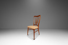 Load image into Gallery viewer, Single Danish Mid-Century Modern "Ingrid" Model Dining Chair in Teak & Original Fabric by Niels Koefoed, Denmark, c. 1960s