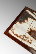 Load image into Gallery viewer, Danish Mid-Century Modern Coffee Table in Rosewood w/ Signed Tile Inlay by Ole Bjørn Krüger for OX Art, Denmark, c. 1970s