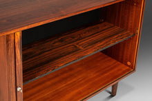 Load image into Gallery viewer, Mid-Century Danish Modern Wood Credenza / Cabinet w/ Tambour Door by Marius Byrialsen for Nipu Møbelfabrik, Denmark, c. 1960s