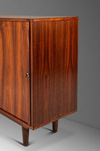 Load image into Gallery viewer, Mid-Century Danish Modern Wood Credenza / Cabinet w/ Tambour Door by Marius Byrialsen for Nipu Møbelfabrik, Denmark, c. 1960s