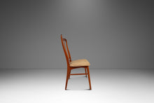 Load image into Gallery viewer, Single Danish Mid-Century Modern "Ingrid" Model Dining Chair in Teak & Original Fabric by Niels Koefoed, Denmark, c. 1960s