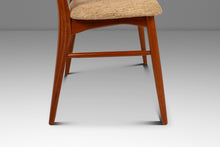 Load image into Gallery viewer, Single Danish Mid-Century Modern "Ingrid" Model Dining Chair in Teak & Original Fabric by Niels Koefoed, Denmark, c. 1960s