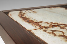 Load image into Gallery viewer, Danish Mid-Century Modern Coffee Table in Rosewood w/ Signed Tile Inlay by Ole Bjørn Krüger for OX Art, Denmark, c. 1970s
