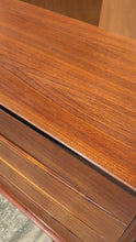 Load and play video in Gallery viewer, Set of Two (2) Danish Modern 8-Drawer 'Triennale' Mod. L-32-6 Dressers in Teak, by Arne Vodder for Sibast Mobler, Denmark, c. 1950s