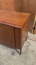Load and play video in Gallery viewer, Mid-Century Modern Bedroom Dresser Set in Walnut by Barney Flagg for Drexel's Parallel Line, USA, c. 1960's