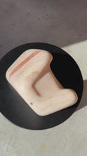 Load and play video in Gallery viewer, Abstract Organic Modern Sculpture Carved from Solid Portuguese Pink Marble by Mark Leblanc for Leblanc Studios, USA, c. 2020s