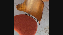 Load and play video in Gallery viewer, Set of Two (2) Restored Danish Modern 'Penguin' Chairs by Ib Kofod-Larsen for Selig, Denmark, c. 1960's