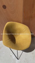 Load and play video in Gallery viewer, Mid-Century Modern "Diamond" Chair in New Italian Leather by Harry Bertoia for Knoll, USA, c. 1960s