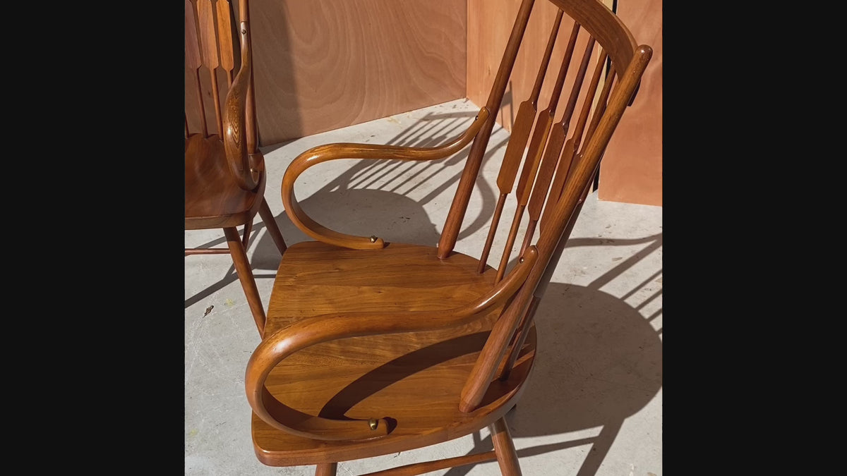Set of Two (2) Mid-Century Modern Windsor 
