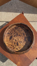 Load and play video in Gallery viewer, Large Mid-Century Organic Modern Serving Bowl Carved from Mango Wood, USA, c. 1960's