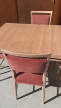 Load and play video in Gallery viewer, Rare Mid-Century Modern Dining Room Set (Table and Chairs) in Mahogany & Brass by Paul McCobb for Calvin Furniture, USA, c. 1950s