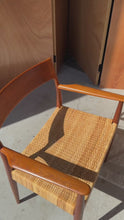 Load and play video in Gallery viewer, Early Danish Modern Arm Chair by Enjar Larsen & Aksel Bender Madsen for Willy Beck, Denmark, c. 1950's