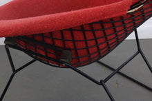 Load image into Gallery viewer, 24 HOUR HOLD - Authentic Bird Lounge Chair by Harry Bertoia for Knoll in Original Red Fabric w/ Ottoman-ABT Modern