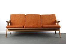 Load image into Gallery viewer, 24 HOUR - Rare Mid Century Modern 3 Seat Sofa by De Ster Gelderland in Solid Walnut-ABT Modern