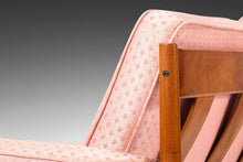 Load image into Gallery viewer, 8 Ft. Long Four Seat Sofa by Grete Jalk for France and Sons in Teak w/ Original Pink Geometric, c. 1960s-ABT Modern