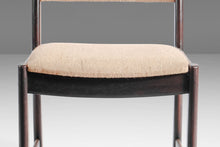 Load image into Gallery viewer, A Set of Four (4) Danish Modern Dining Chairs in Afromosia and Original Knit Fabric, c. 1970s-ABT Modern