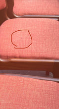 Load image into Gallery viewer, A Set of Six Model 89 Danish Modern Dining Chairs by Erik Buch in Teak in Original Salmon Upholstery-ABT Modern
