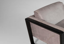 Load image into Gallery viewer, A Set of Two (2) Ebonized Cube Club Chairs Attributed to Walter Knoll, c. 1960-ABT Modern