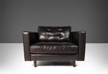 Load image into Gallery viewer, A Set of Two (2) Tufted Club Chairs in the Manner of Walter Knoll for Brayton International in Durable Vegan Leather-ABT Modern