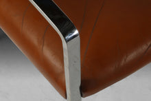 Load image into Gallery viewer, A Set of Two Chrome Accent Chairs in Original Naugahyde by Bert England for Stow Davis-ABT Modern