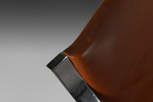 Load image into Gallery viewer, A Set of Two Chrome Accent Chairs in Original Naugahyde by Bert England for Stow Davis-ABT Modern