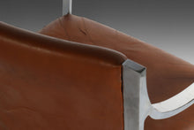 Load image into Gallery viewer, A Set of Two Chrome Accent Chairs in Original Naugahyde by Bert England for Stow Davis-ABT Modern