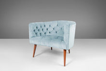 Load image into Gallery viewer, A Set of Two (w) Tufted Barrel Chairs After Milo Baughman for Thayer Coggin on Tapered Legs, c. 1960-ABT Modern
