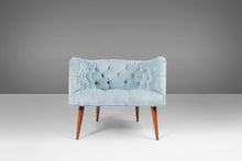 Load image into Gallery viewer, A Set of Two (w) Tufted Barrel Chairs After Milo Baughman for Thayer Coggin on Tapered Legs, c. 1960-ABT Modern