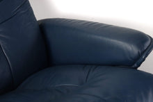 Load image into Gallery viewer, Amazing Condition Vintage Stressless Ekornes Reclining Lounge Chair and Ottoman in Blue-ABT Modern