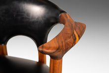 Load image into Gallery viewer, Angular Danish Mid Century Modern Armchair in Solid Walnut, Denmark, c. 1960's-ABT Modern