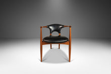 Load image into Gallery viewer, Angular Danish Mid Century Modern Armchair in Solid Walnut, Denmark, c. 1960's-ABT Modern