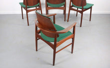 Load image into Gallery viewer, Arne Hovmand-Olsen Danish Modern Dining Chairs in Teak (A Set of 4), Denmark-ABT Modern