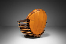 Load image into Gallery viewer, Art Deco Style Luxor Armchair / Lounge Chair by Pacific Green in Patinaed Leather, Australia, c. 2000s-ABT Modern