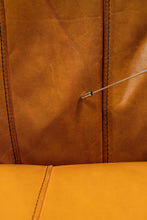 Load image into Gallery viewer, Art Deco Style Luxor Armchair / Lounge Chair by Pacific Green in Patinaed Leather, Australia, c. 2000s-ABT Modern