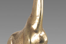 Load image into Gallery viewer, Artisan Hand Hammered Mid Century Giraffe Figures in Solid Brass - A Set of 2, Korea-ABT Modern