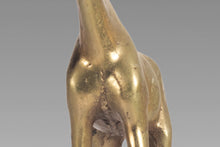 Load image into Gallery viewer, Artisan Hand Hammered Mid Century Giraffe Figures in Solid Brass - A Set of 2, Korea-ABT Modern