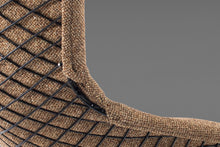 Load image into Gallery viewer, Authentic Bird Lounge Chair in Original Oatmeal Fabric w/ Ottoman by Harry Bertoia for Knoll, USA, c. 1960's-ABT Modern