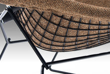 Load image into Gallery viewer, Authentic Bird Lounge Chair in Original Oatmeal Fabric w/ Ottoman by Harry Bertoia for Knoll, USA, c. 1960's-ABT Modern