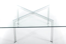 Load image into Gallery viewer, Authentic Ludwig Mies van der Rohe Glass / Chrome Barcelona Coffee Table by Knoll-ABT Modern