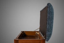 Load image into Gallery viewer, Authentic Piano Bench in Walnut by Manual Arts Paired Well w/ Baldwin Acrosonic Piano, c. 1960's-ABT Modern