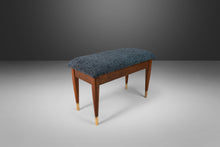Load image into Gallery viewer, Authentic Piano Bench in Walnut by Manual Arts Paired Well w/ Baldwin Acrosonic Piano, c. 1960's-ABT Modern
