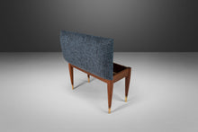 Load image into Gallery viewer, Authentic Piano Bench in Walnut by Manual Arts Paired Well w/ Baldwin Acrosonic Piano, c. 1960's-ABT Modern