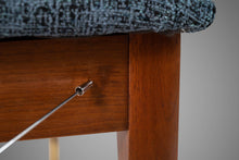 Load image into Gallery viewer, Authentic Piano Bench in Walnut by Manual Arts Paired Well w/ Baldwin Acrosonic Piano, c. 1960's-ABT Modern