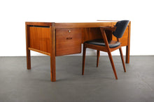 Load image into Gallery viewer, Bent Silberg Mid Century Danish Teak Writing Desk-ABT Modern